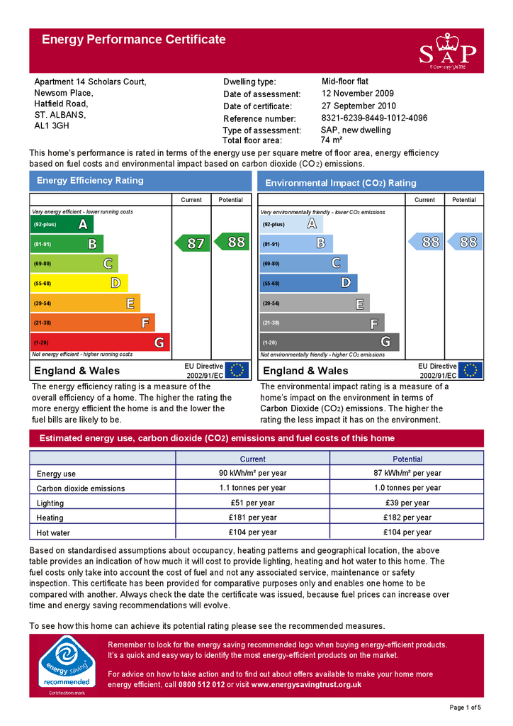 Energy Performance Certificate