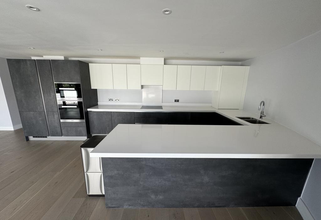 Open Plan Reception/Luxury Kitchen