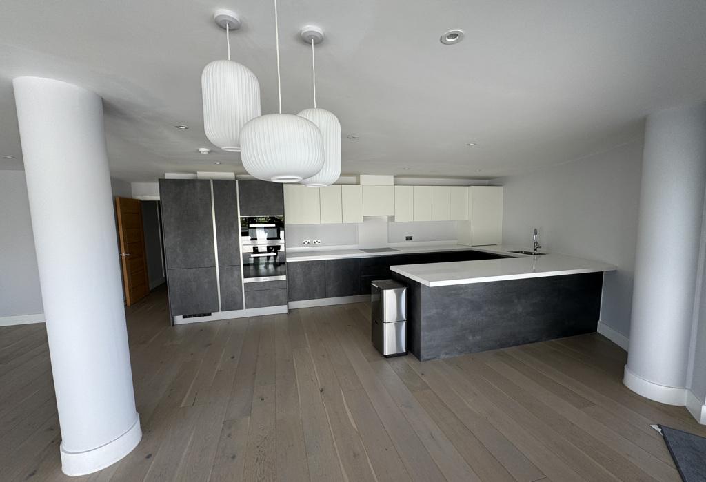 Open Plan Reception/Luxury Kitchen