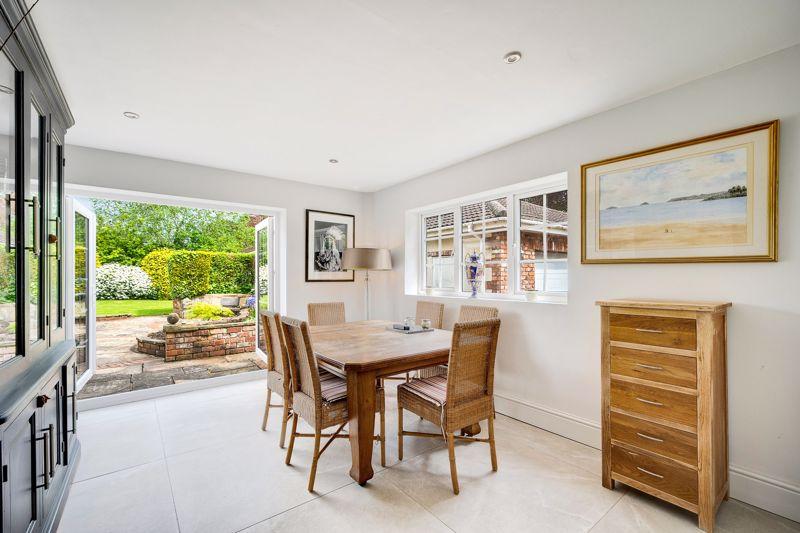 Open plan dining...