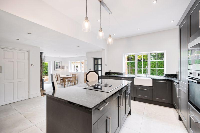 Open plan dining...