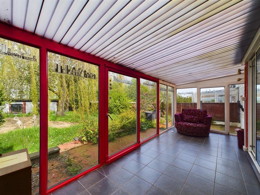 Upvc conservatory: