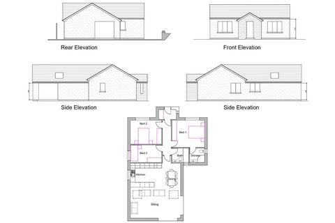 3 bedroom detached bungalow for sale, Pye Busk Close, Bentham