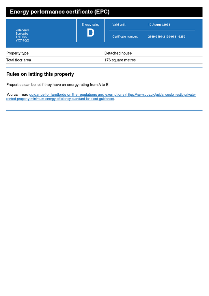 EPC Certificate