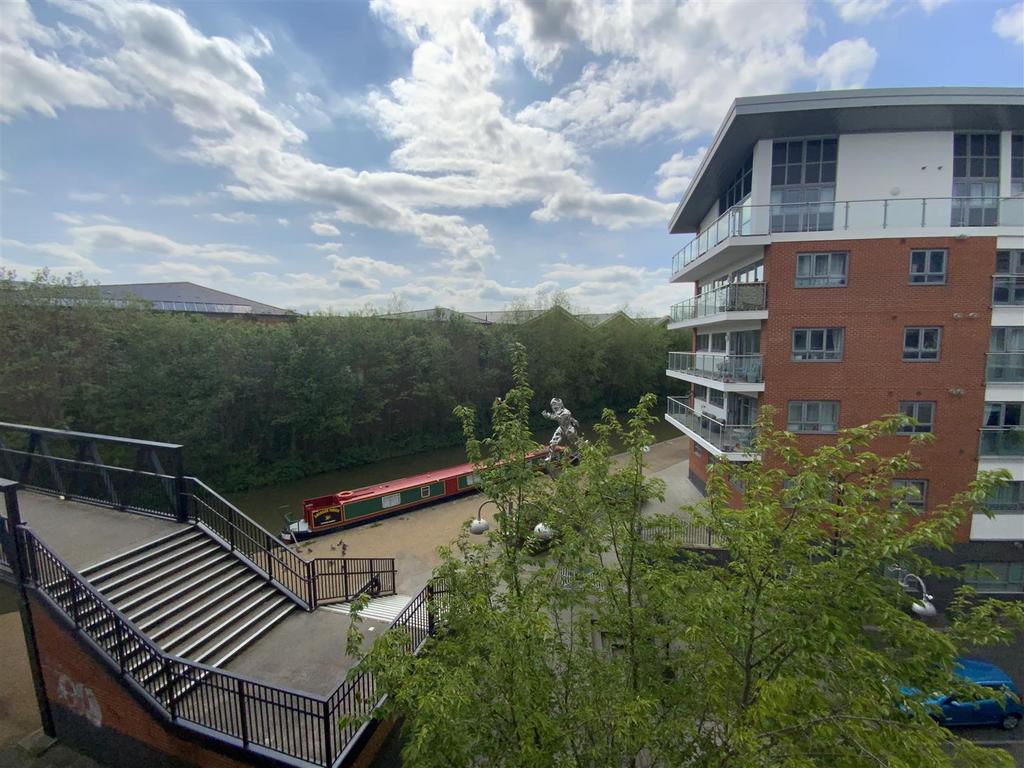 View from Balcony Over Canal