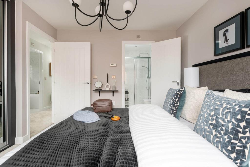 The main bedroom offers you space to unwind...