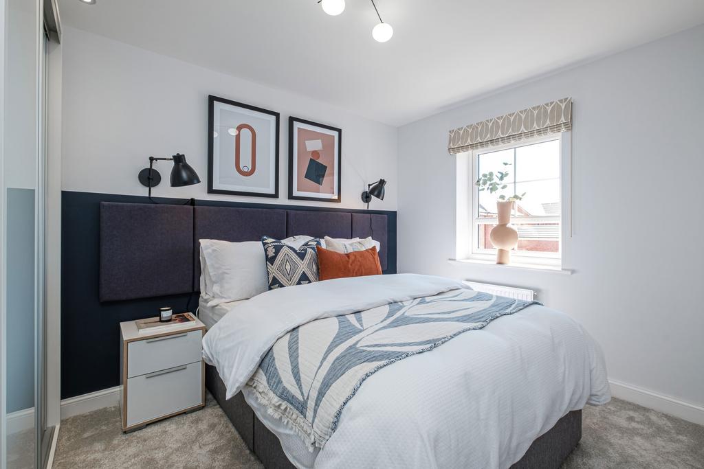 Interior view of bed 2 in our 2 bed Roseberry home