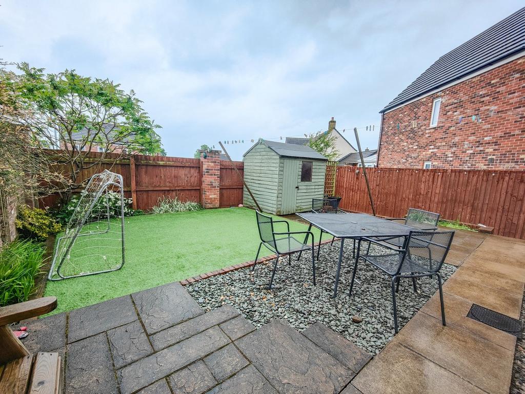 Rear garden
