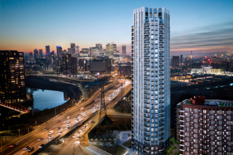 2 bedroom flat for sale, Plot A01.04 at SO Resi Canning Town, 300 Manor Road E16