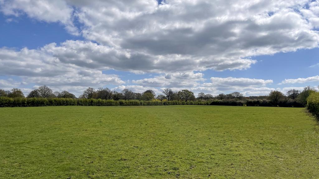 Flat pasture land for sale in Edenbridge.