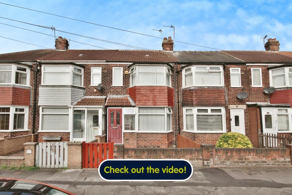 Lamorna Avenue, Hull, HU8 8HS 2 bed terraced house £95,000