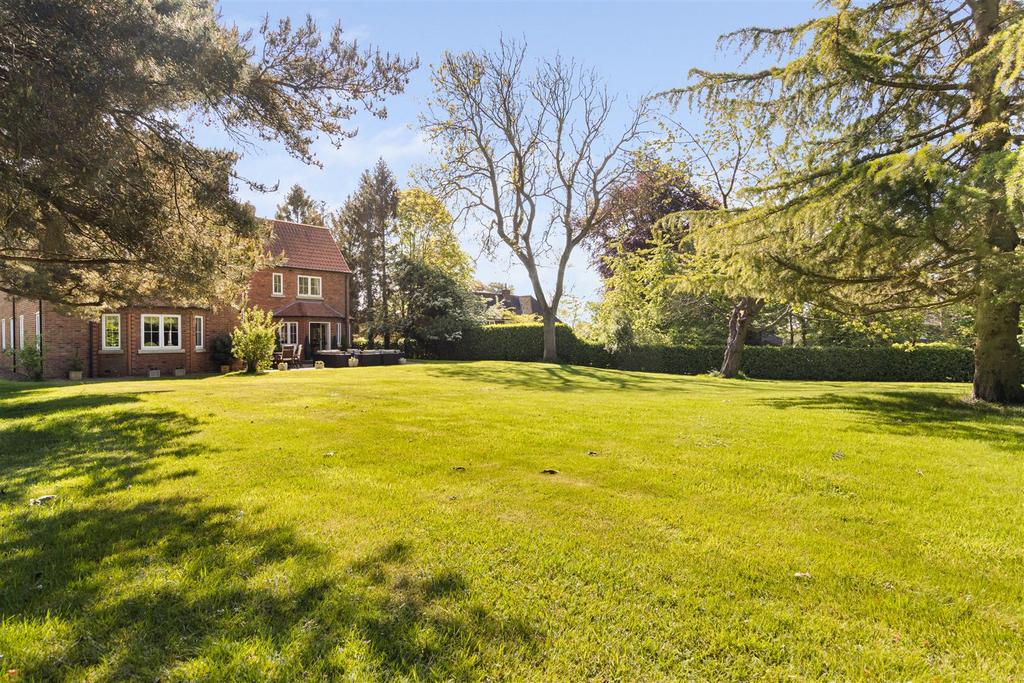 The rear gardens