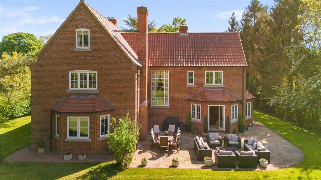 The rear garden