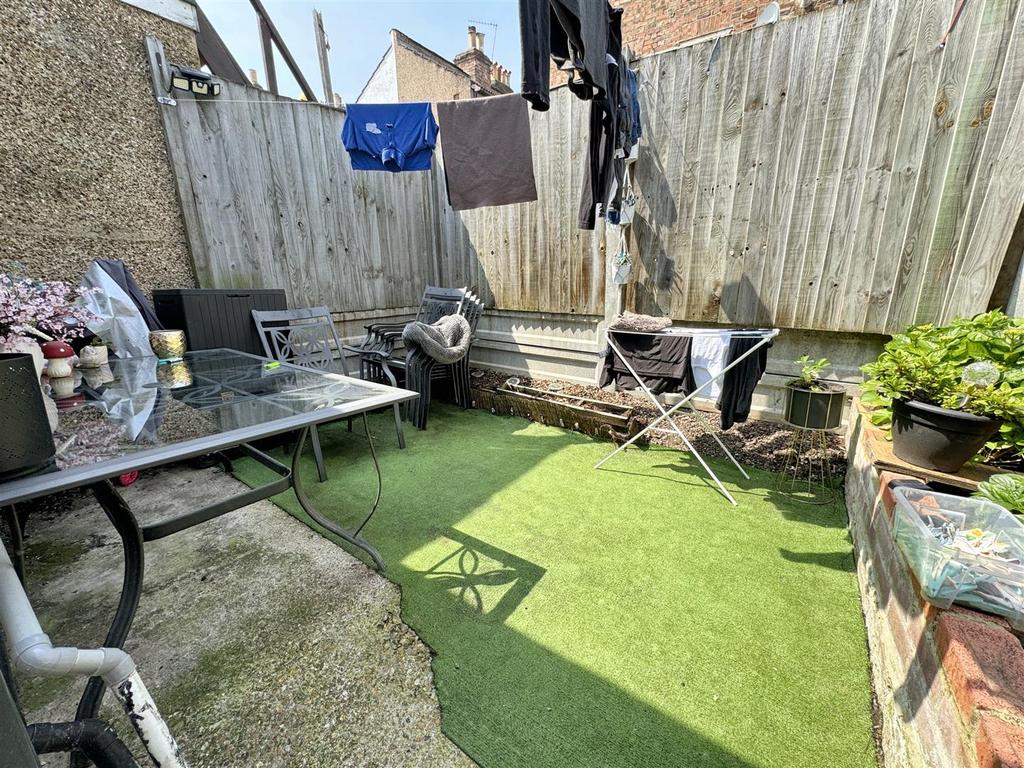 Rear garden: