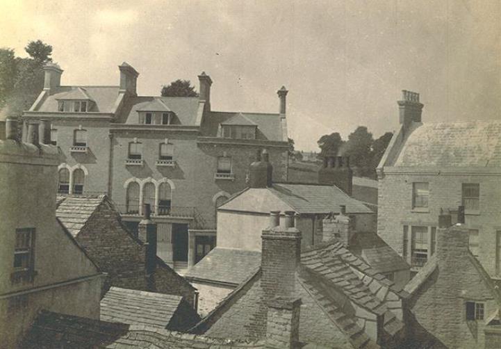 View From Alpha Cottage Towards Site