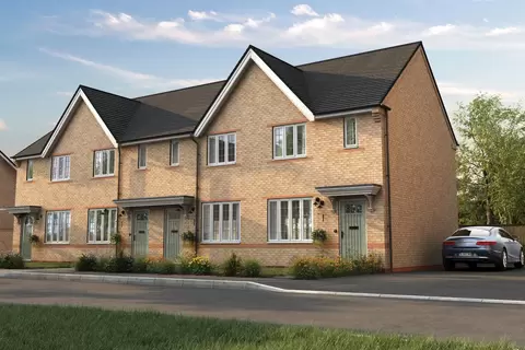 2 bedroom end of terrace house for sale, Plot 330, The Didcot at Bloor Homes at Felixstowe, High Street, Walton IP11