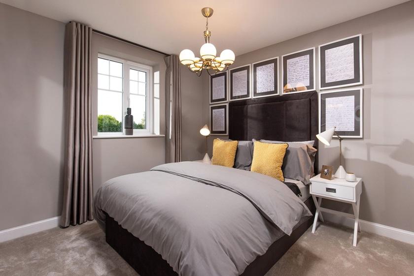 Bedroom inside the 3 bedroom Kennett