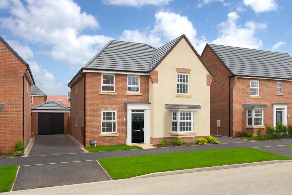 External view of the four bedroom Holden