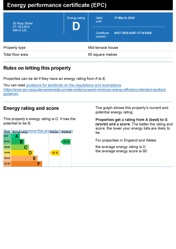 EPC Certificate