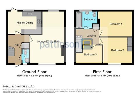 3 bedroom terraced house for sale, Rosemary Lane, Easington Village, Peterlee, County Durham, SR8 3BQ
