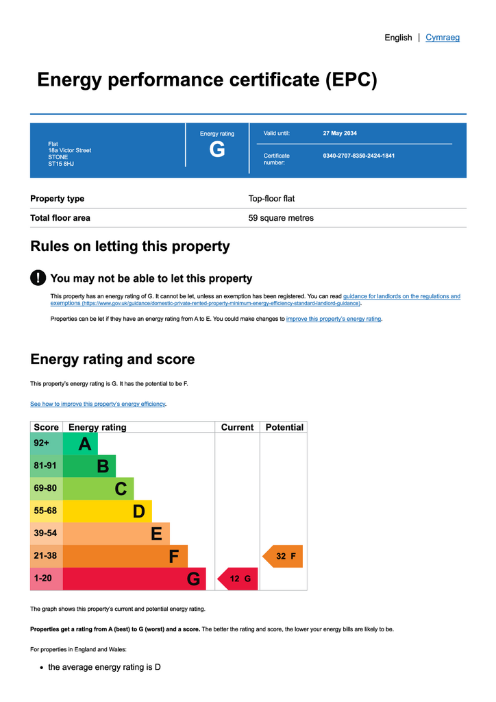 EPC Certificate