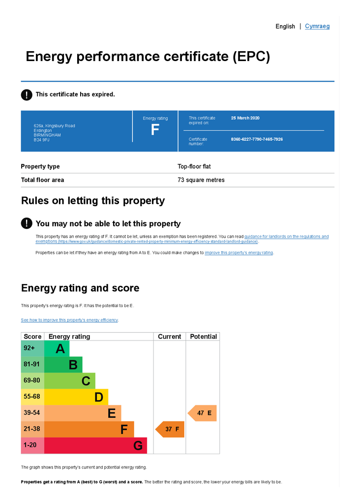 EPC Certificate