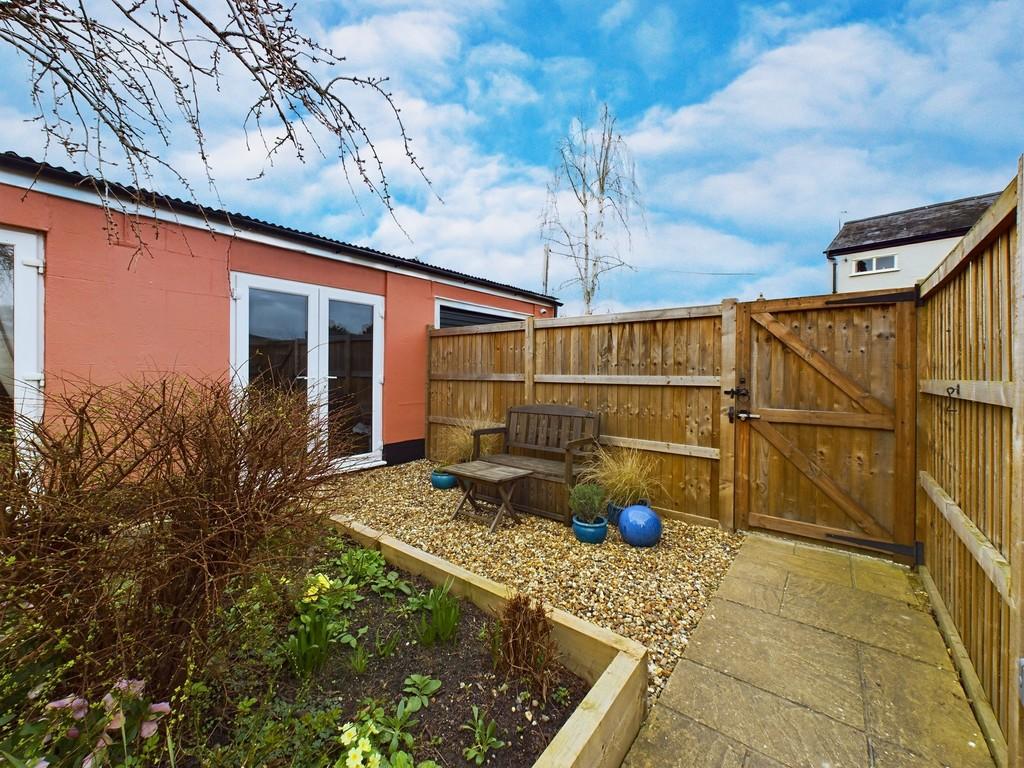 Garden leading to gate