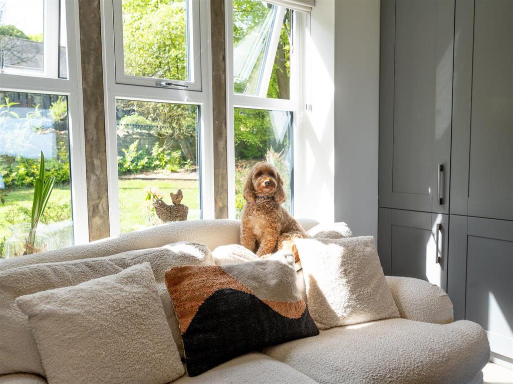 Mullion window from kitchen