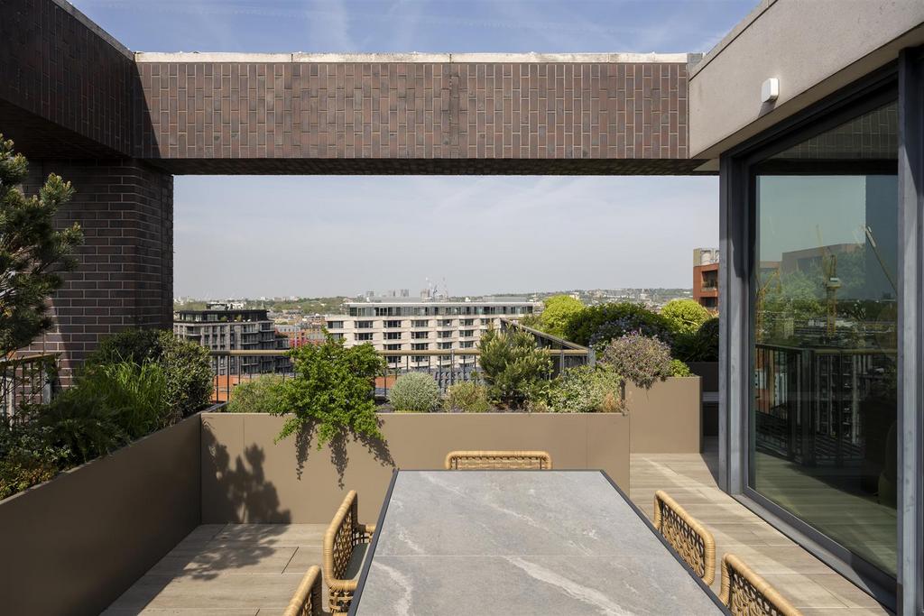 Outdoor dining area
