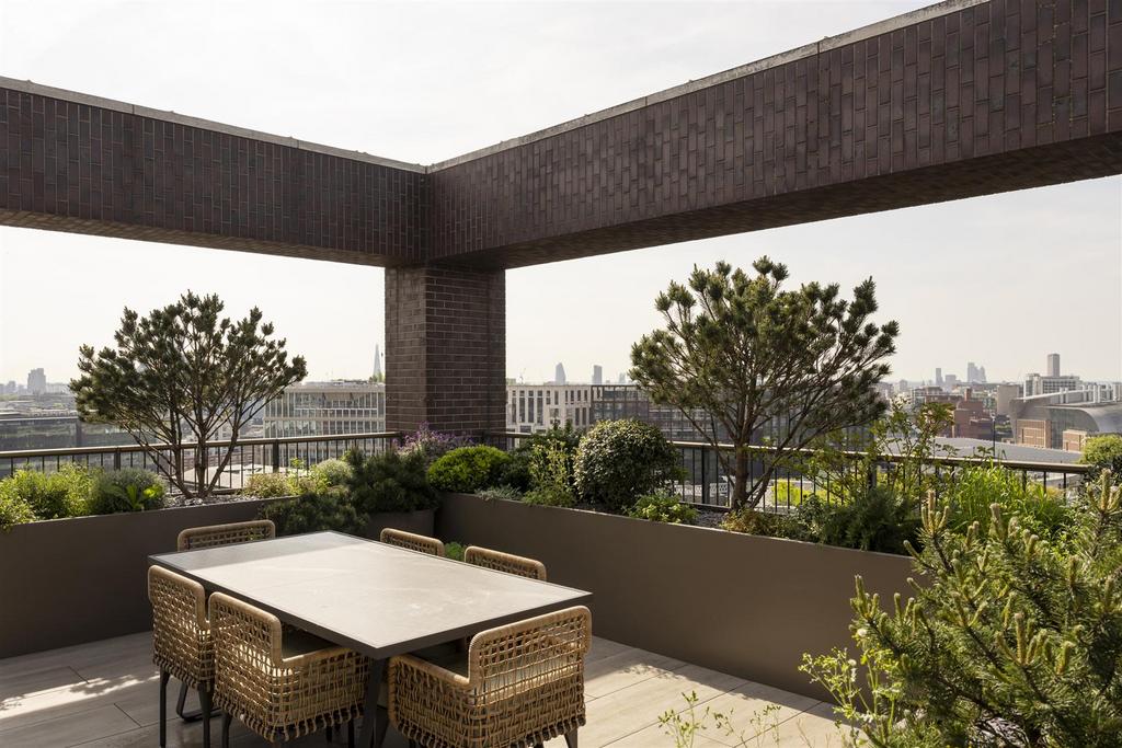 Outdoor dining area