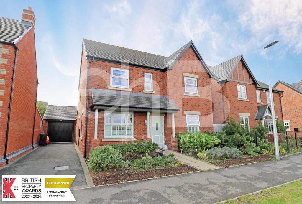 Gardiner Road, Warwick 4 bed detached house to rent £1,550