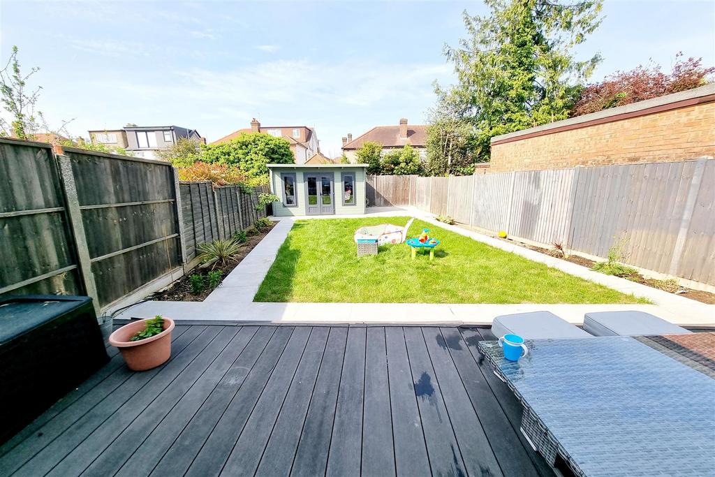 Rear garden: