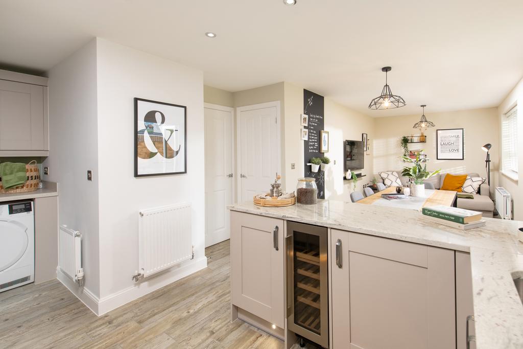 Inside view 4 bedroom Radleigh kitchen