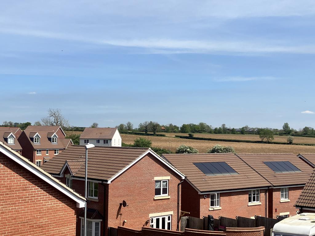 Rear-facing view from bedroom