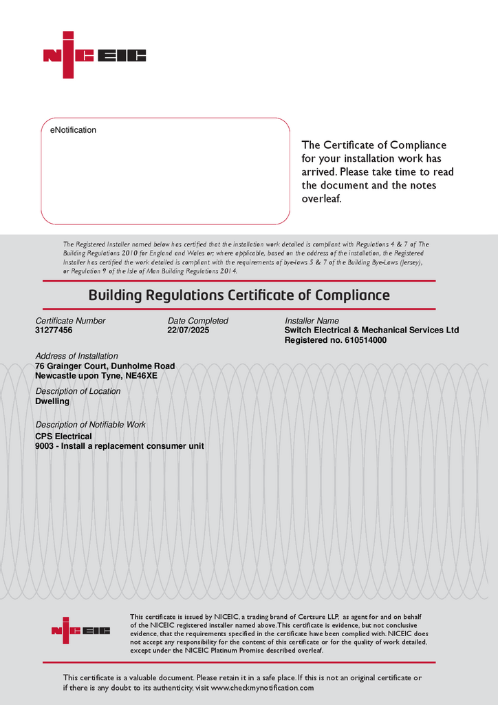 EPC Certificate