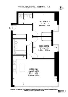 2 bedroom flat for sale, Flat 2914, 10 Marsh Wall, London, E14 9FR