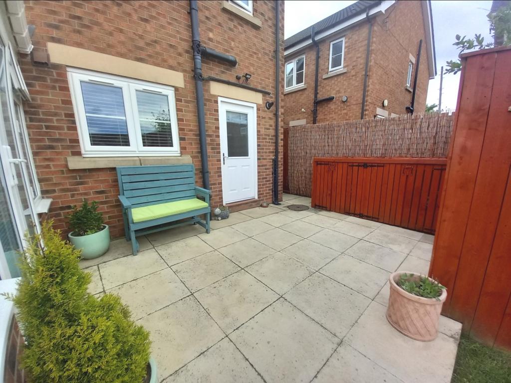 Rear patio