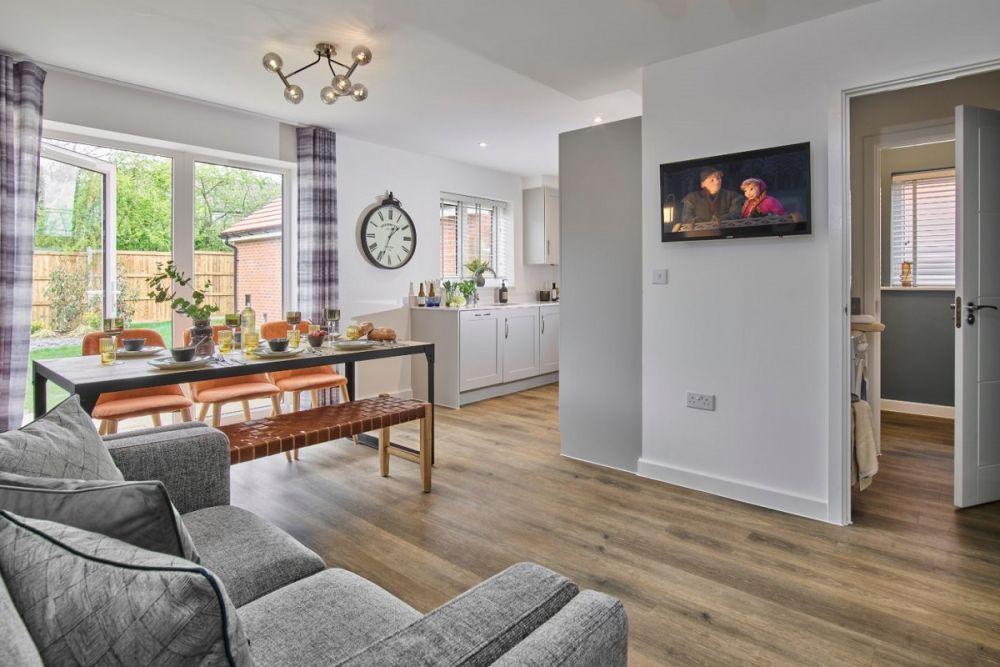 The Romsey Dining Area and Utility Bathroom...