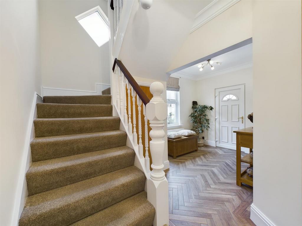 Stairs and hall.