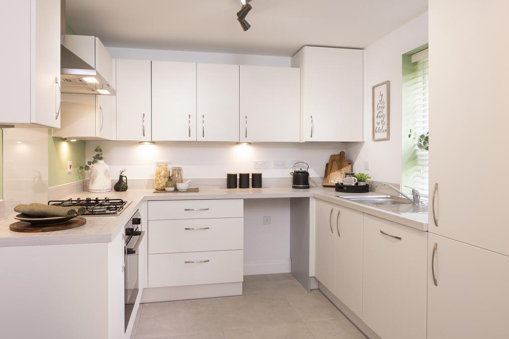 Internal image of the Moresby show home kitchen