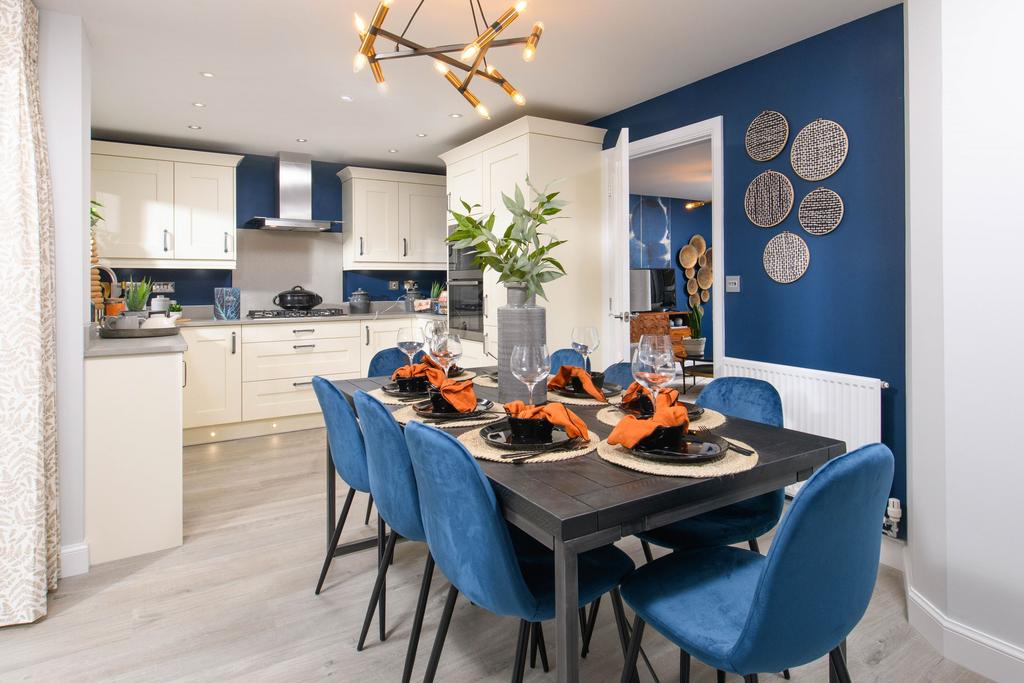 Kitchen diner in The Windermere 4 bedroom home