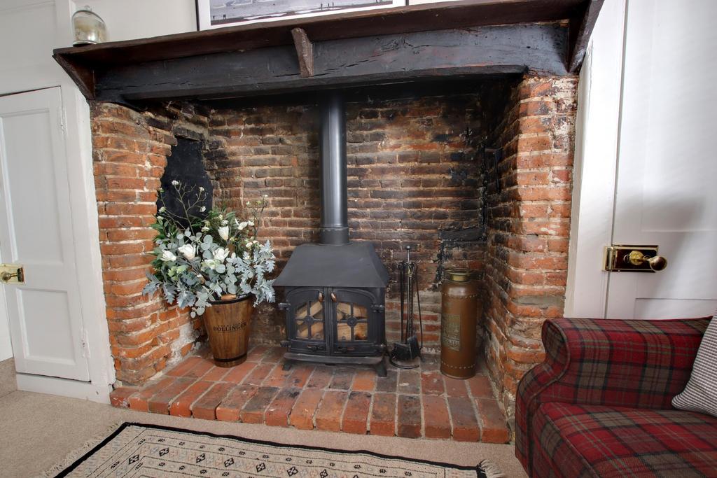 Fireplace in sitting room