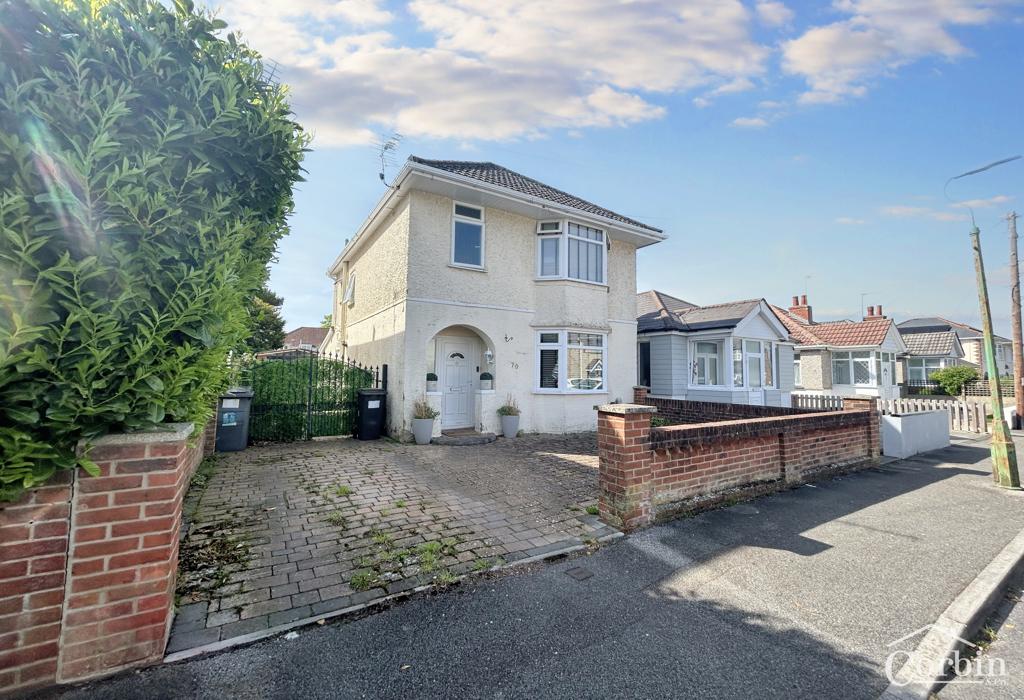 Kinson Grove, Bournemouth, Dorset 3 bed detached house for sale £375,000