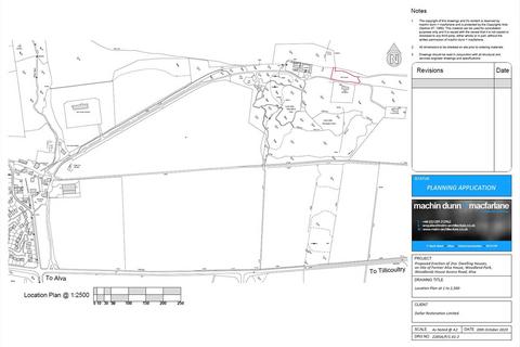 Land for sale, Plot 1, Former Alva House, Woodland Park, Alva FK12 5HU