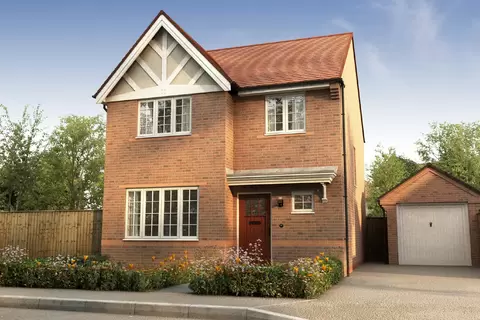 4 bedroom detached house for sale, Plot 97, The Hallam at Shottery View, Alcester Road, Shottery CV37