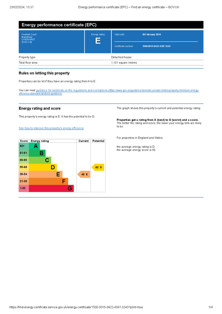 Energy performance c