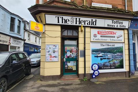 Retail property (high street) for sale, Toffos Newsagent, 1 Montague Street, Rothesay, Isle of Bute