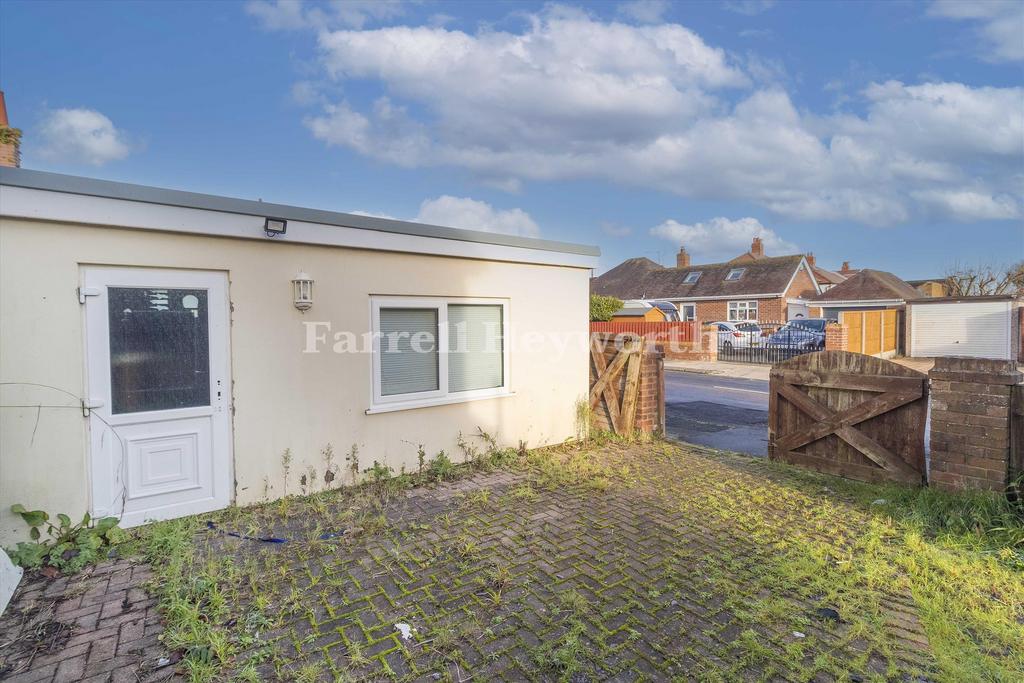 Driveway and garage