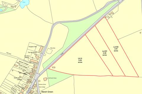 Land for sale, 5.3 acres of land on Marsh Green Road, Edenbridge, Kent TN8