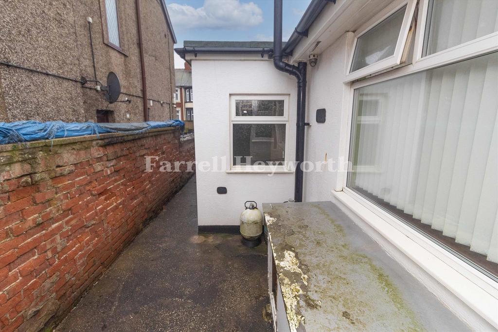 New Rear yard